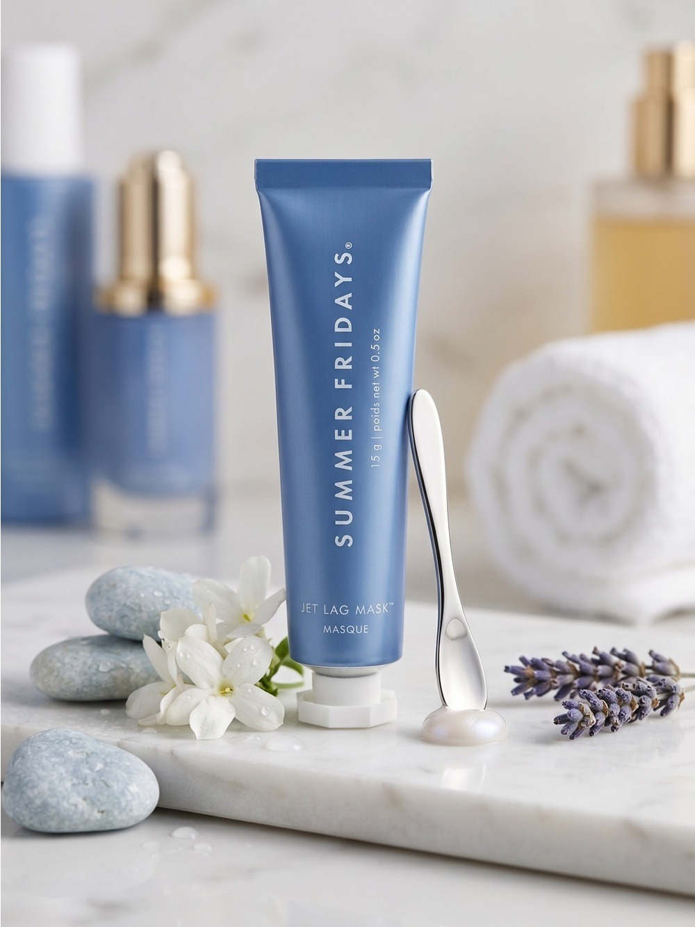 Summer Fridays Jet Lag Mask Face Moisturizer Hydrating Mask 0.5 oz Travel Size